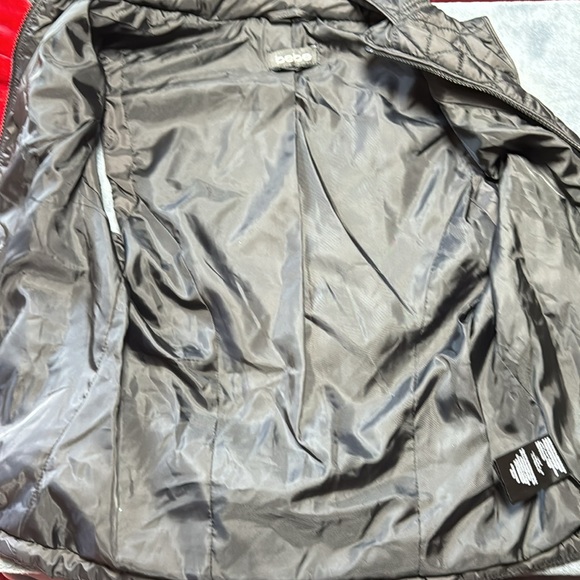 Bebe Quilted Full Zip Hooded Vest/Medium-Black - Picture 5 of 5